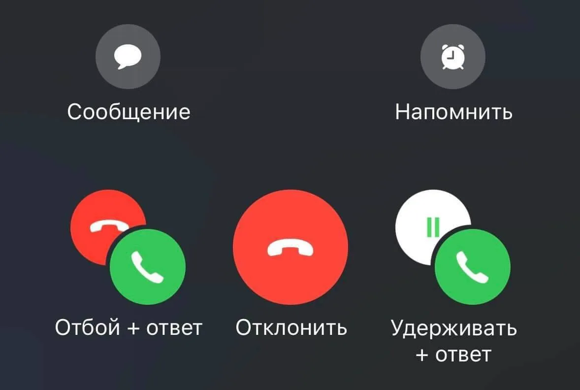 Когда же уже выйдет обновление от Apple, после которого второй входящий перестанет быть...