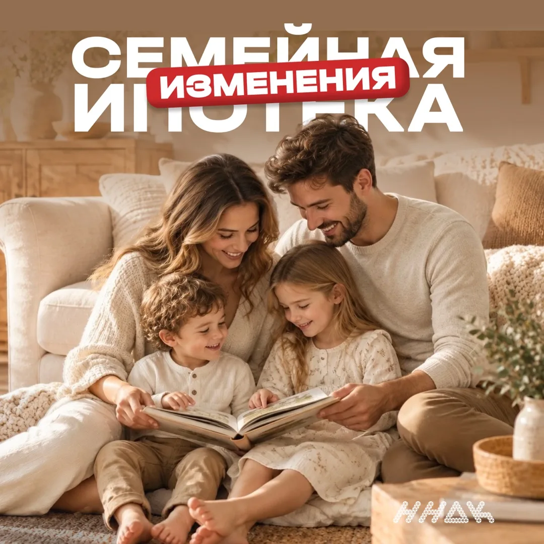 ❗️Уже завтра, 1 октября 2026 года, меняются условия семейной ипотеки.