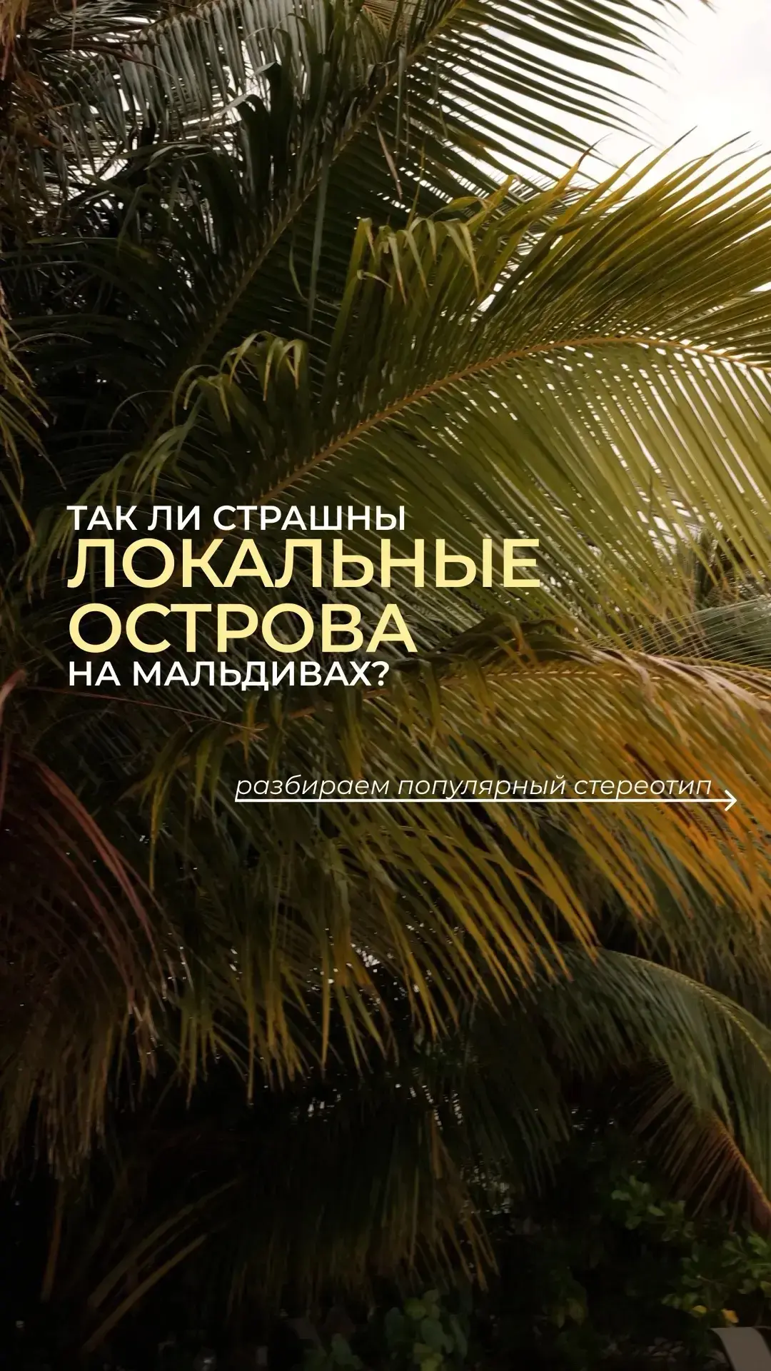 Локальные острова на Мальдивах: страшилки vs реальность 🏝️🫣