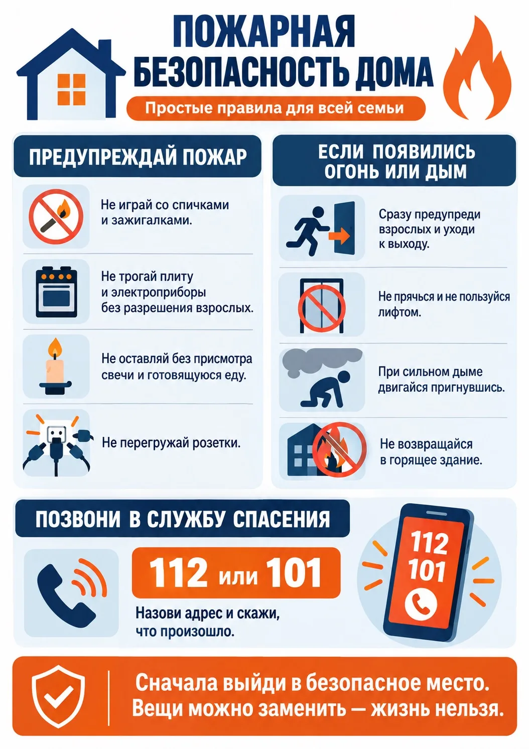 🔥 Пожарная безопасность дома