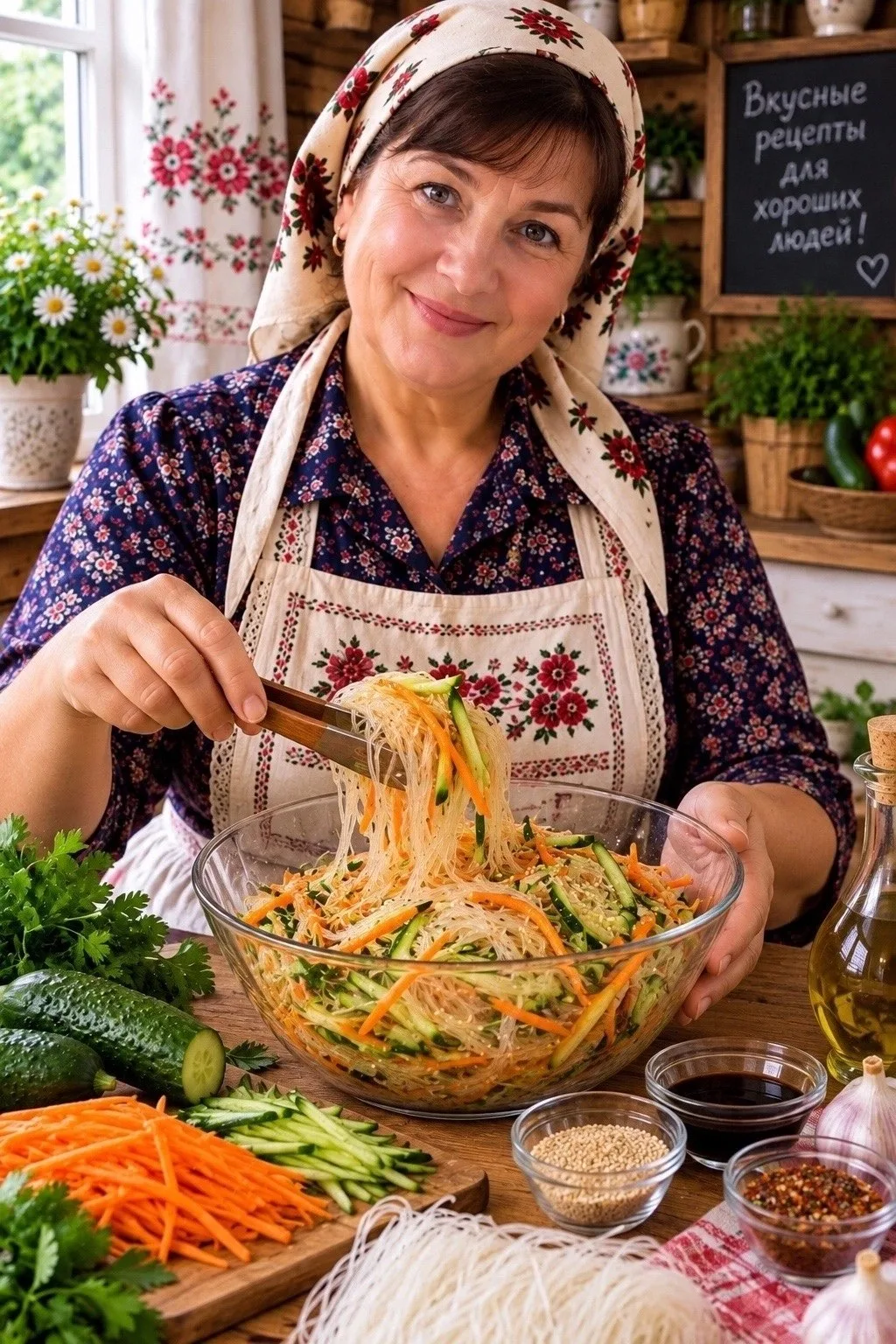 🥗 Салат по-корейски из огурцов и моркови — хруст круглый год