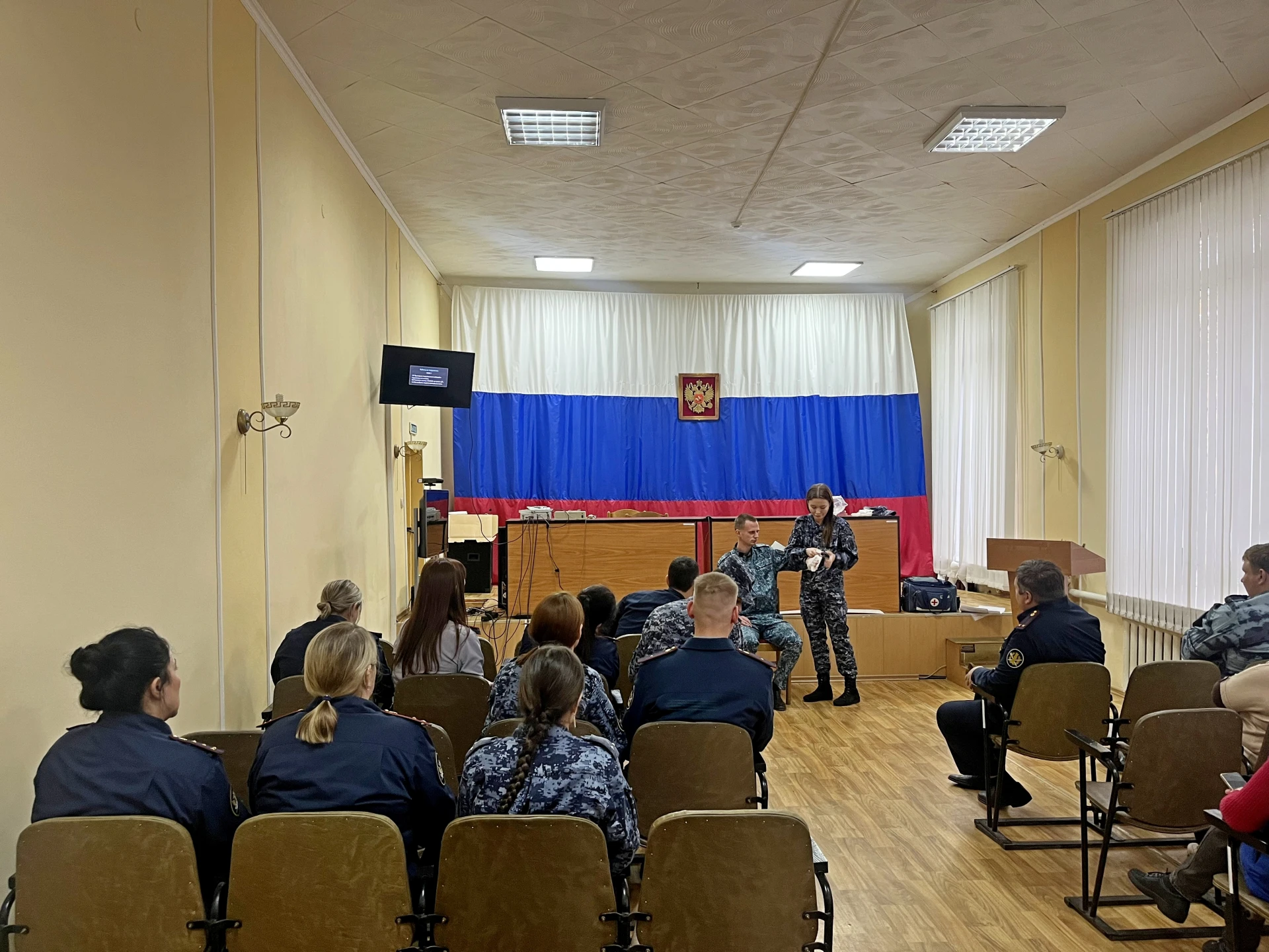🩹В ИЦ-1 проведено занятие по оказанию первой медицинской помощи