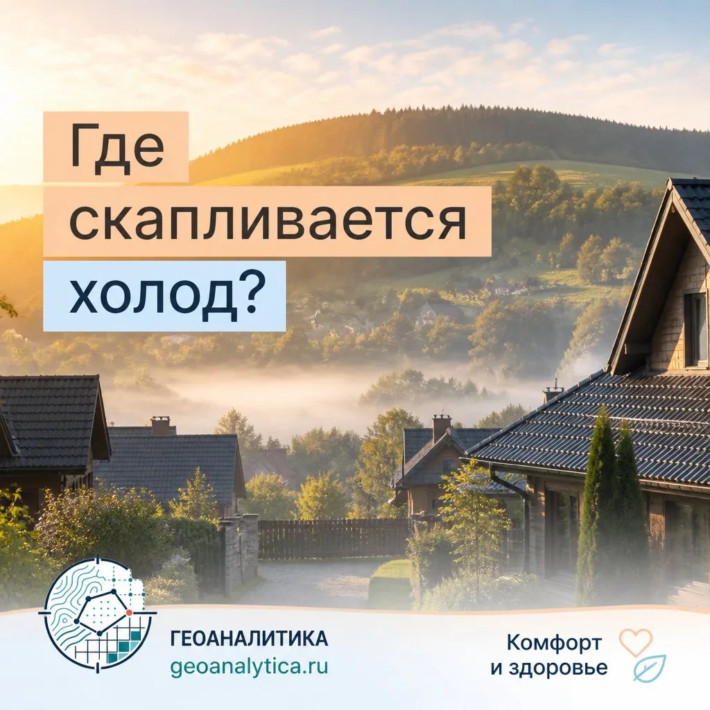 Микроклимат и «морозные ямы». Почему в низине всегда туман?