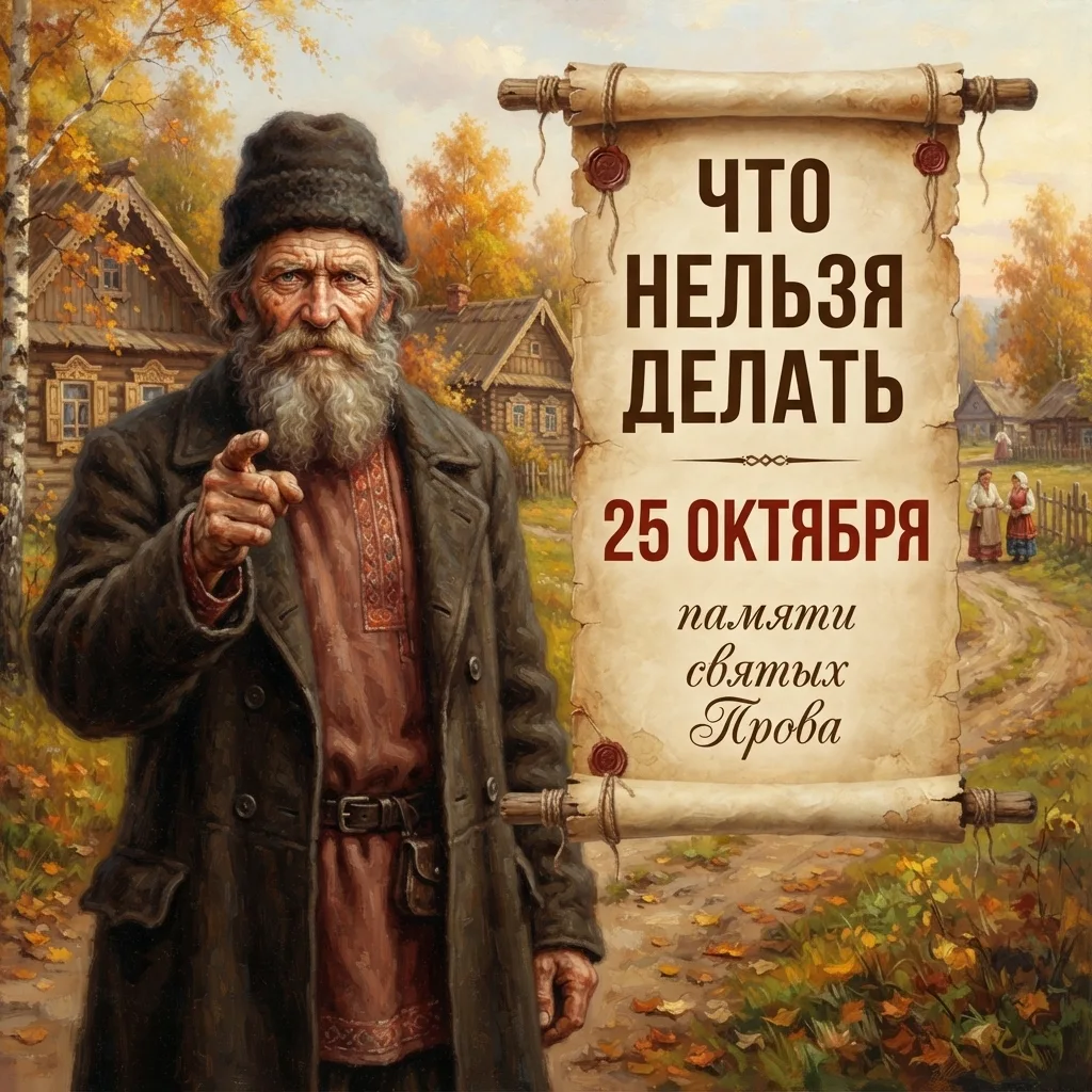 🚫 25 октября — Что нельзя делать