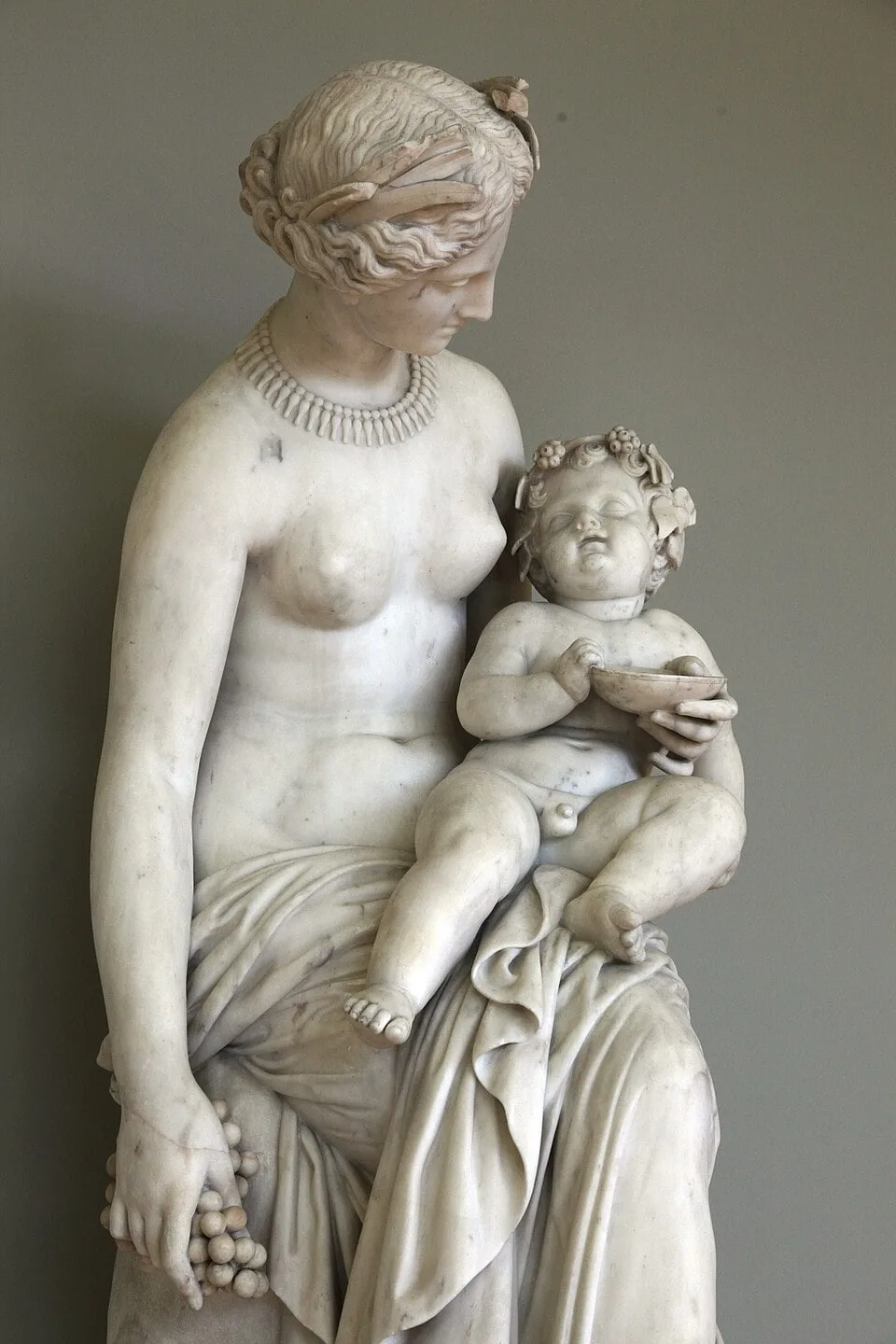 "Левкотея и Бахус" (Leuchotoé et Bacchus enfant), около 1831 г.