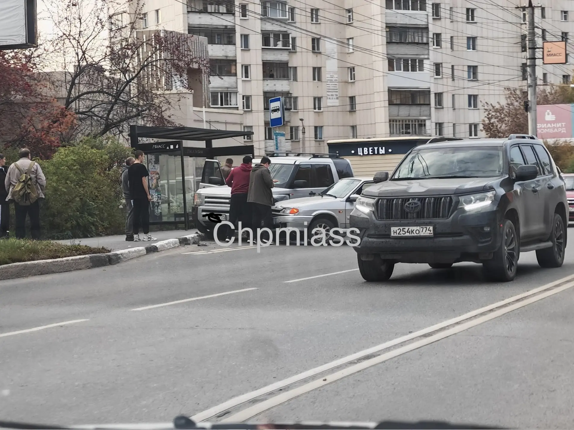 Авария на улице 8 Марта