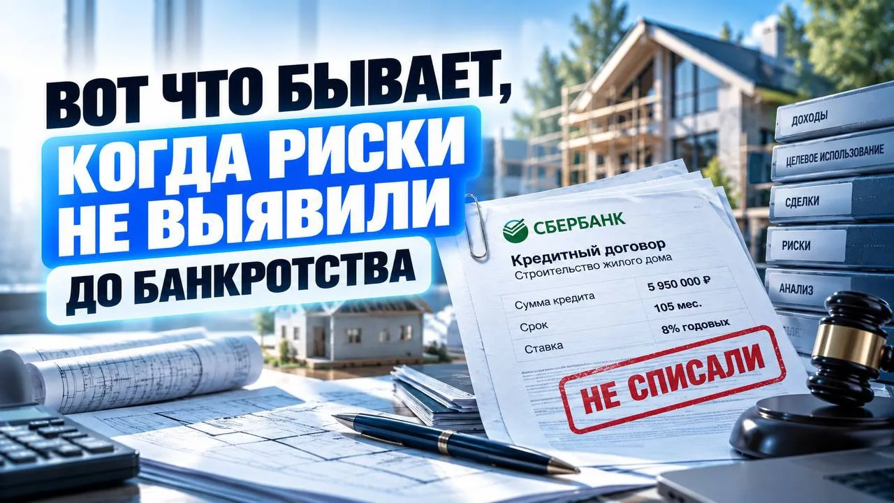 Вот что бывает, когда риски не выявили ДО банкротства 👇