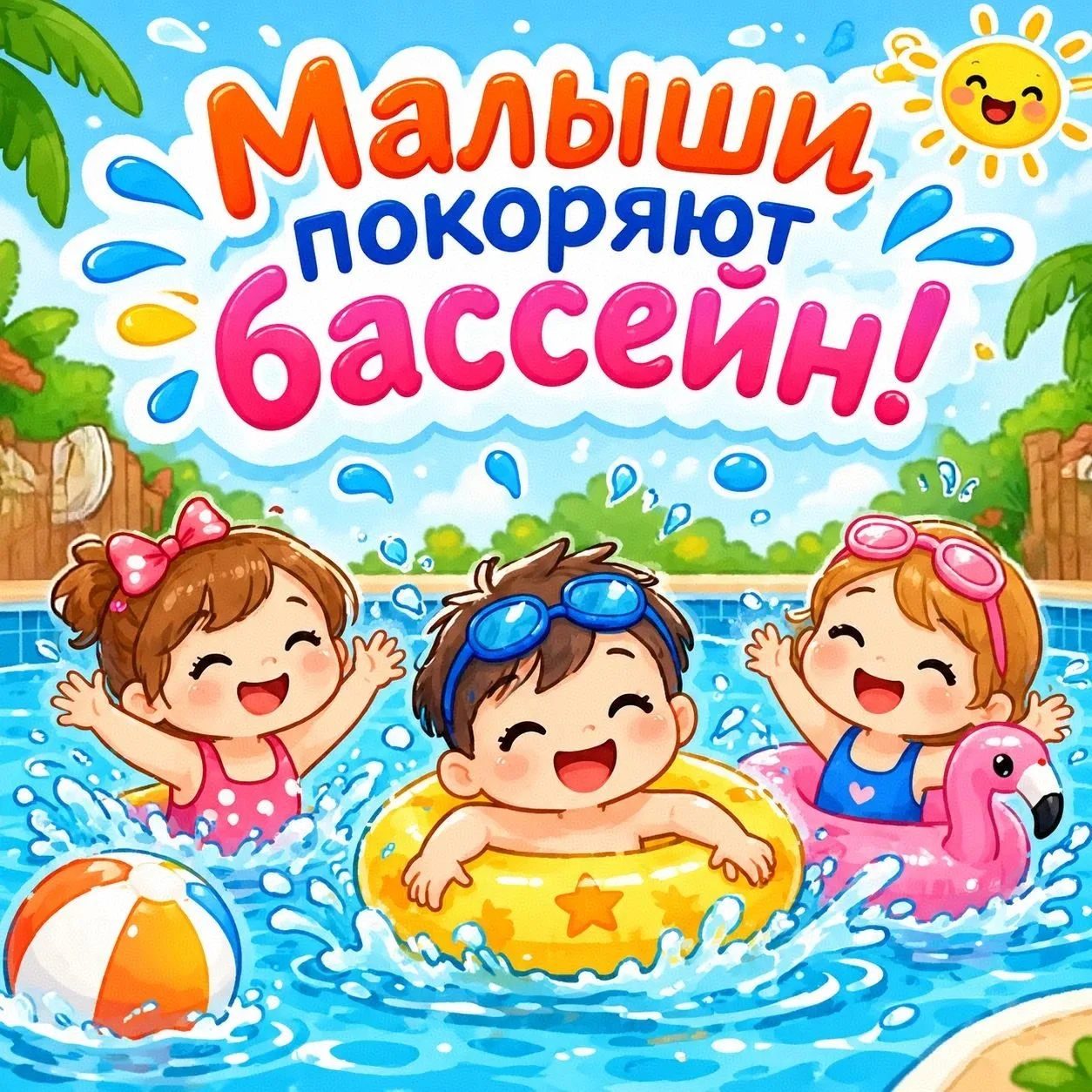 Ребята 👶из второй младшей группы сегодня покоряли водные просторы. 🏊 Наши крохи не пр...