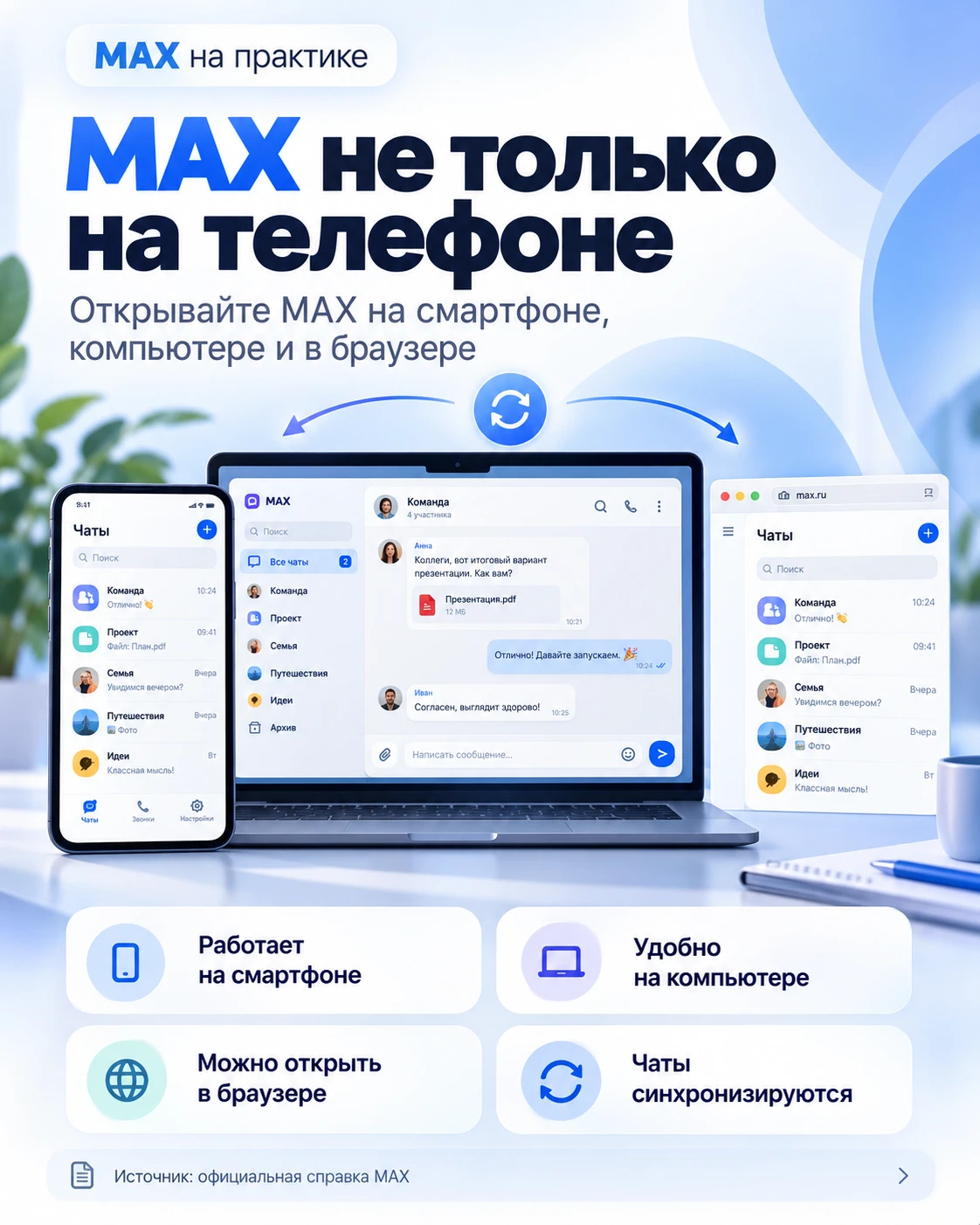 📱 MAX НЕ ТОЛЬКО НА ТЕЛЕФОНЕ