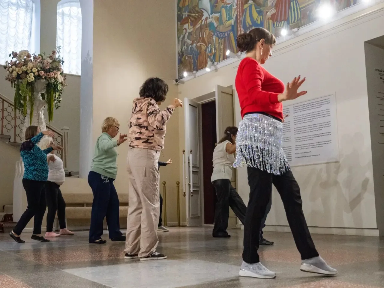 Ещё одно занятие у участников партпроекта «Старшее поколение». Яркое и энергичное занят...