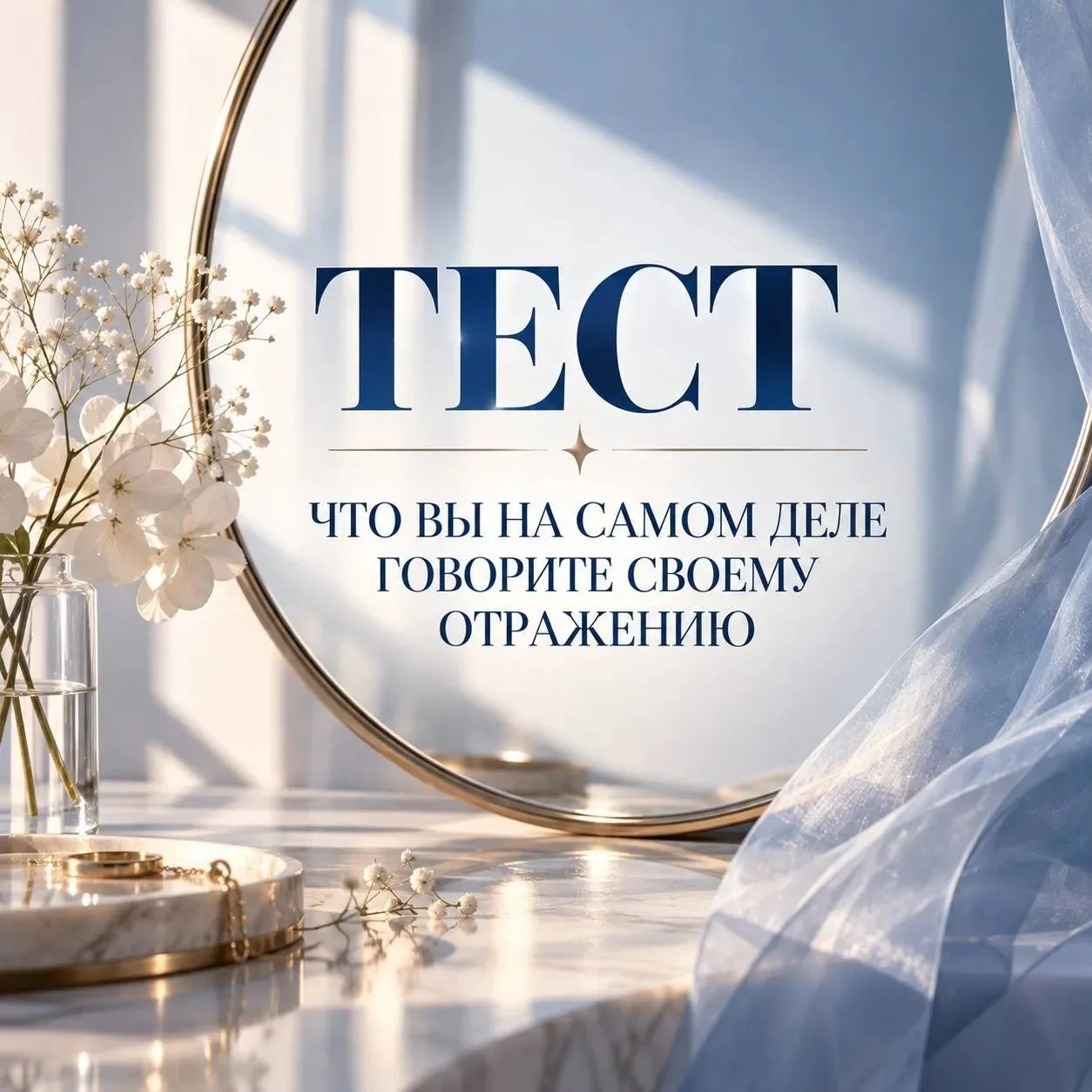 🪞 ТЕСТ: ЧТО ВЫ НА САМОМ ДЕЛЕ ГОВОРИТЕ СВОЕМУ ОТРАЖЕНИЮ