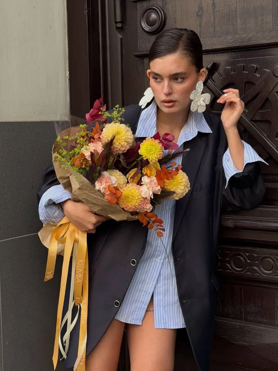 Яркий акцент в этот пасмурный день 🍂