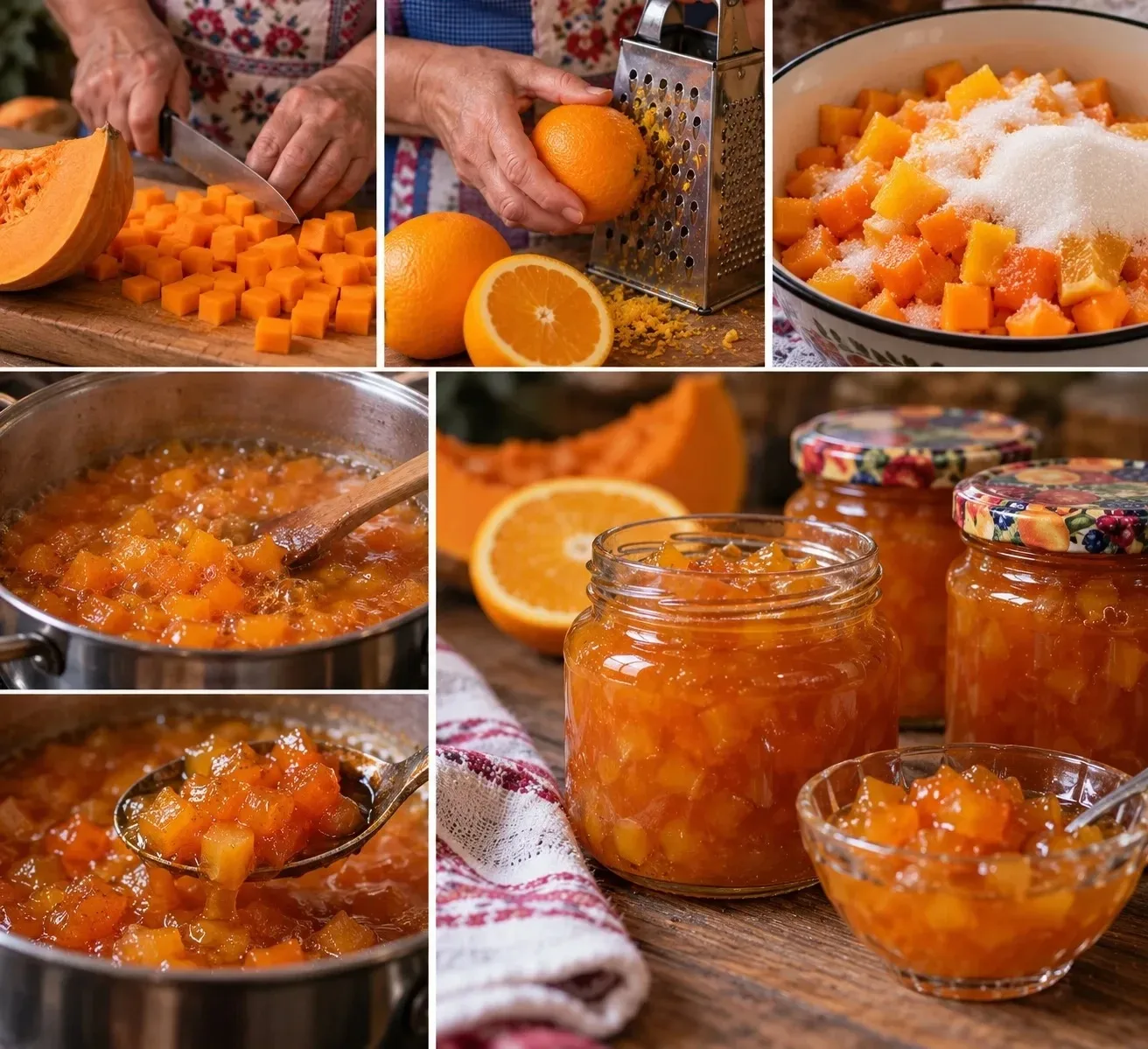 Варенье из тыквы с апельсином