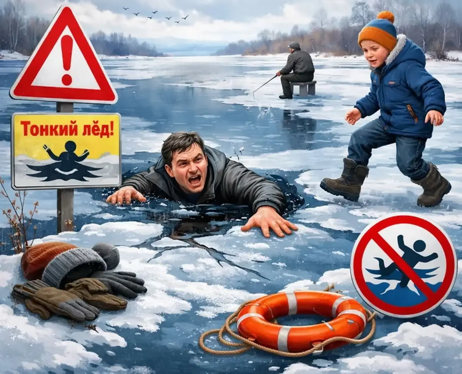 На водных объектах республики продолжаются процессы ледообразования. В октябре текущего...