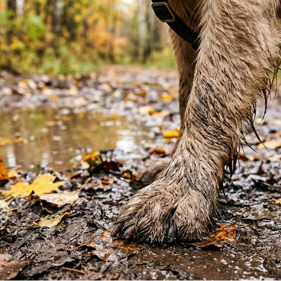 Гигиена лап после прогулки 🐾💧