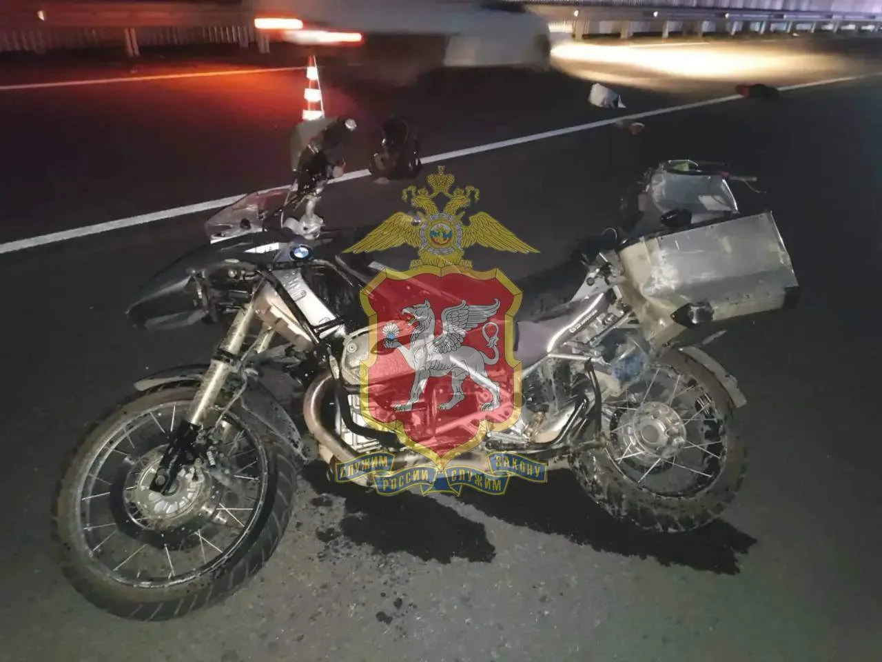 ❗️В Ленинском районе мотоциклист погиб после наезда на ограждение