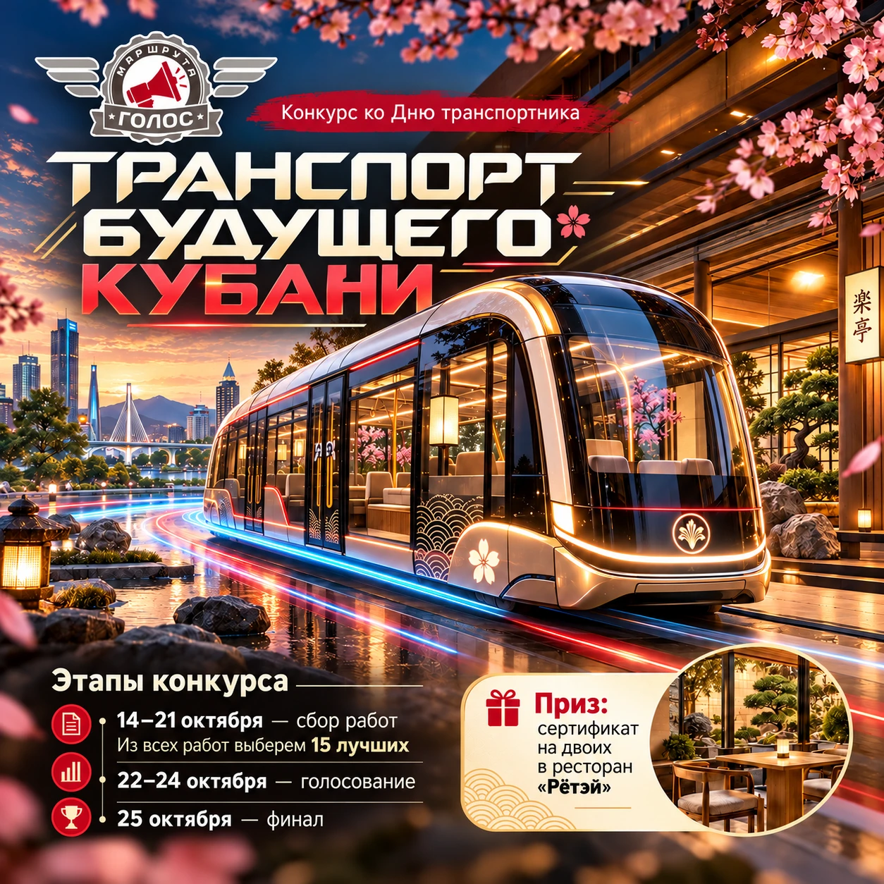 🚀 СТАРТУЕТ «ТРАНСПОРТ БУДУЩЕГО КУБАНИ»