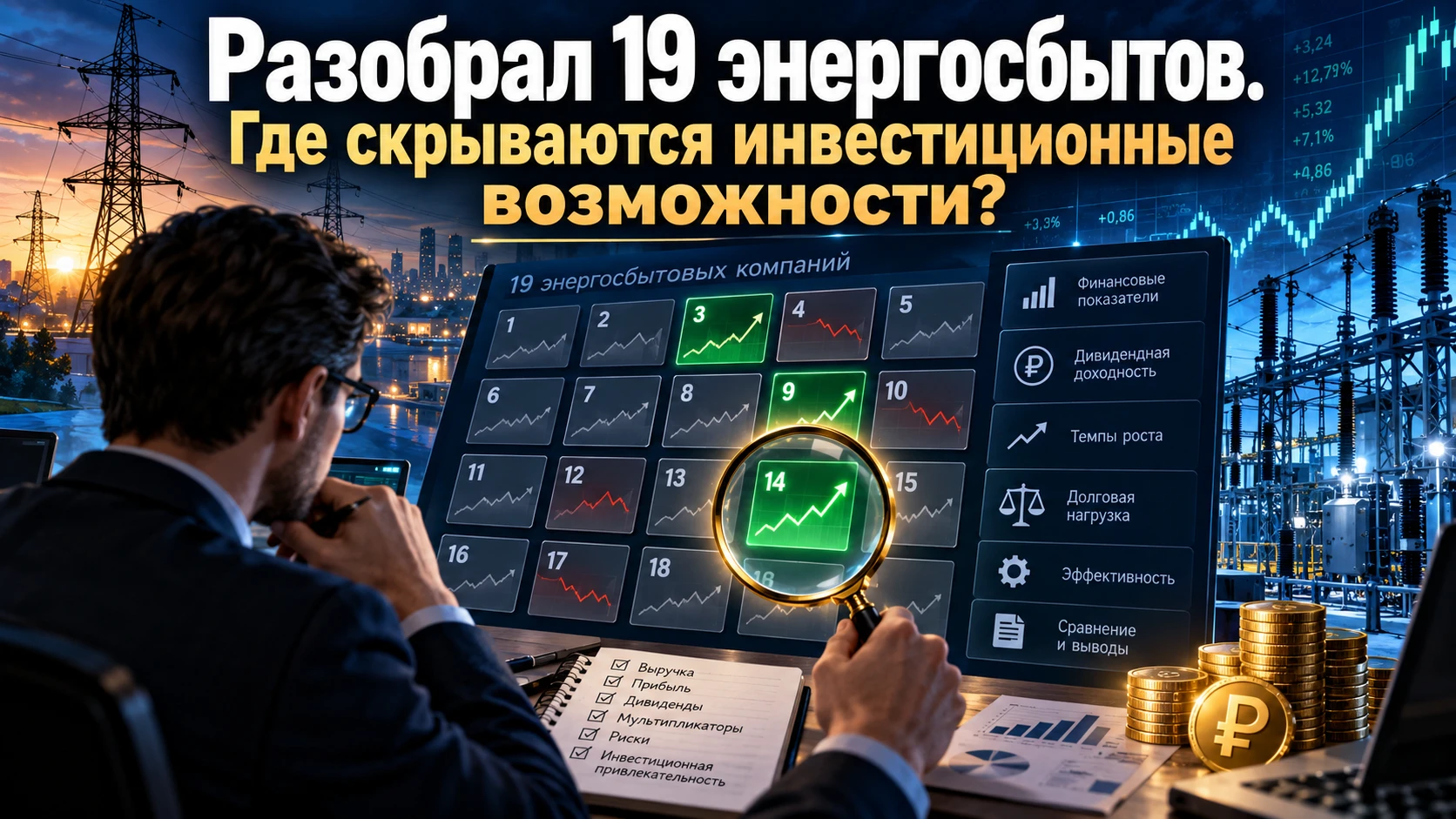 Разобрал 19 энергосбытов. Где скрываются инвестиционные возможности?