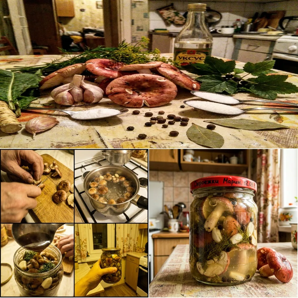 🥒 СЫРОЕЖКИ МАРИНОВАННЫЕ