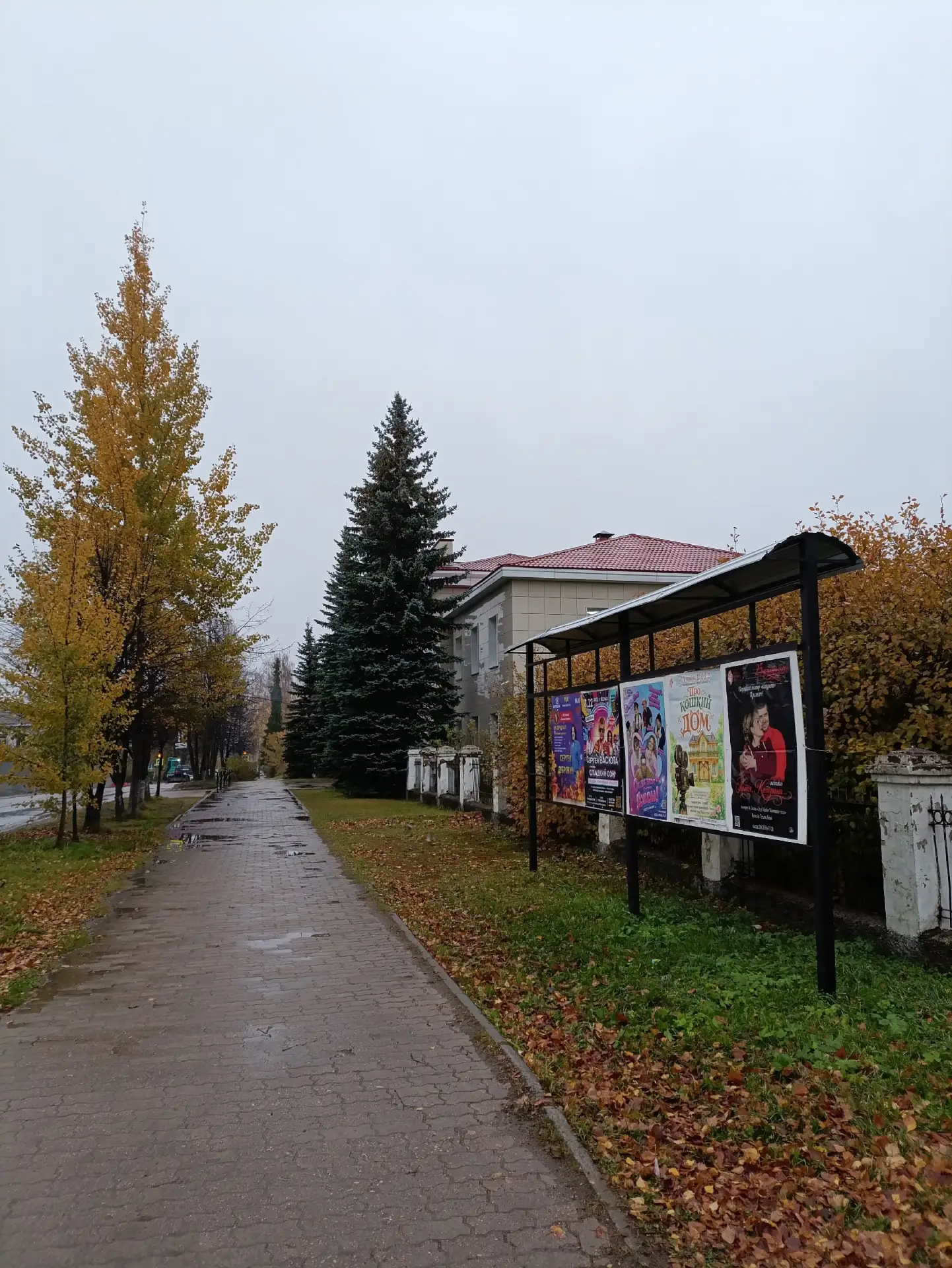 Октябрь в городе...❤️🍁🍁🍁☁️🌧️