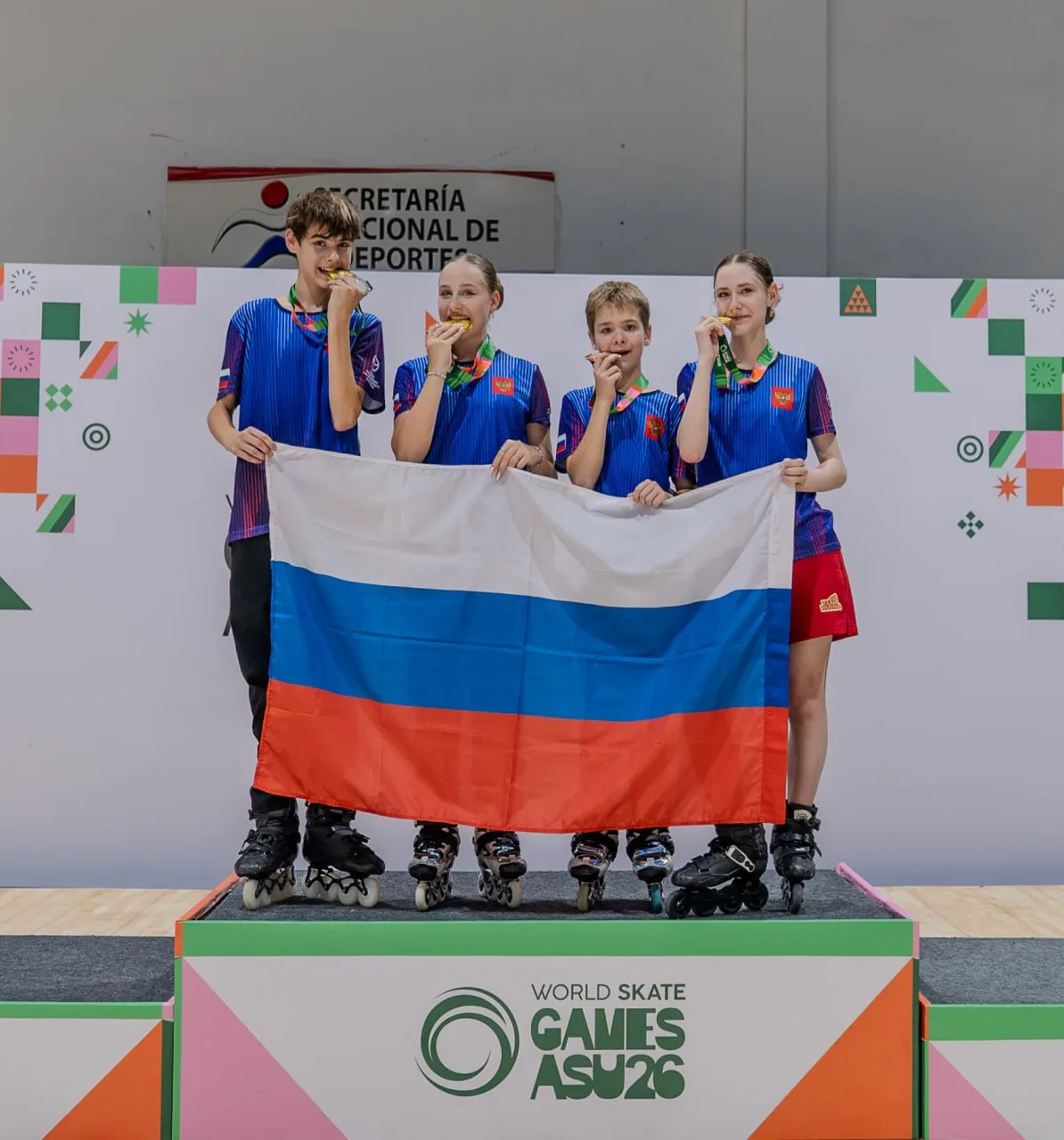 Российские спортсмены успешно выступили на World Skate Games, которые проходят в Асунсь...