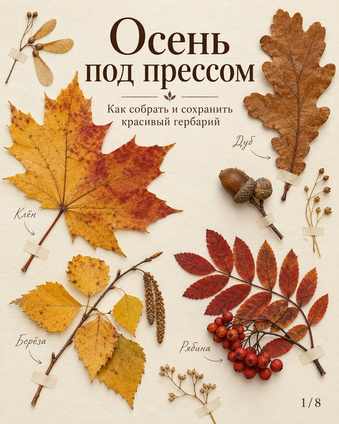 А вы давно делали гербарий? 🍃