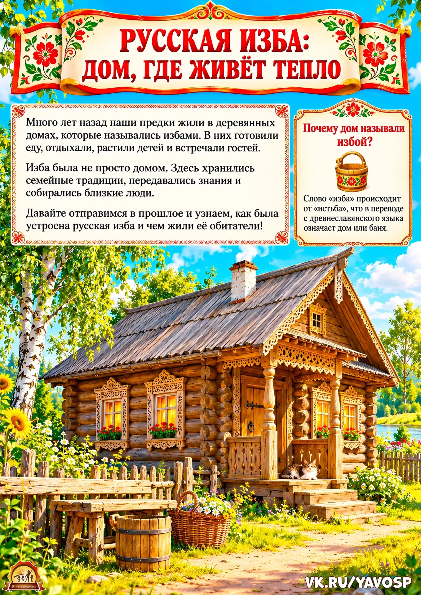 Русская изба: дом, где живёт тепло