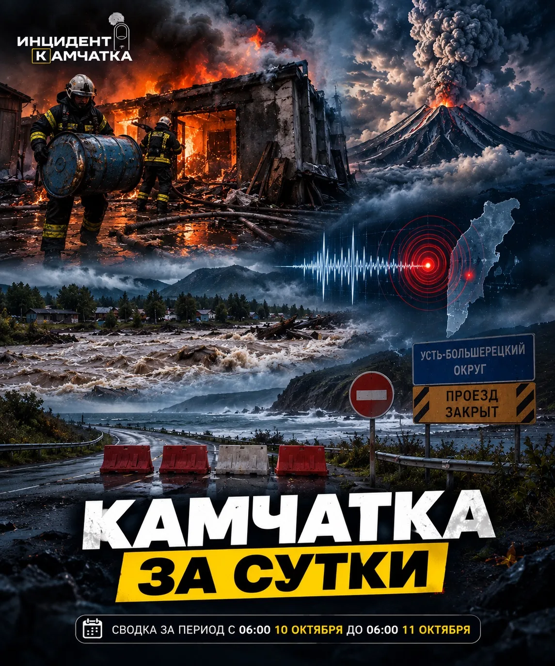 Ёмкость с керосином спасли из огня: главное за сутки на Камчатке