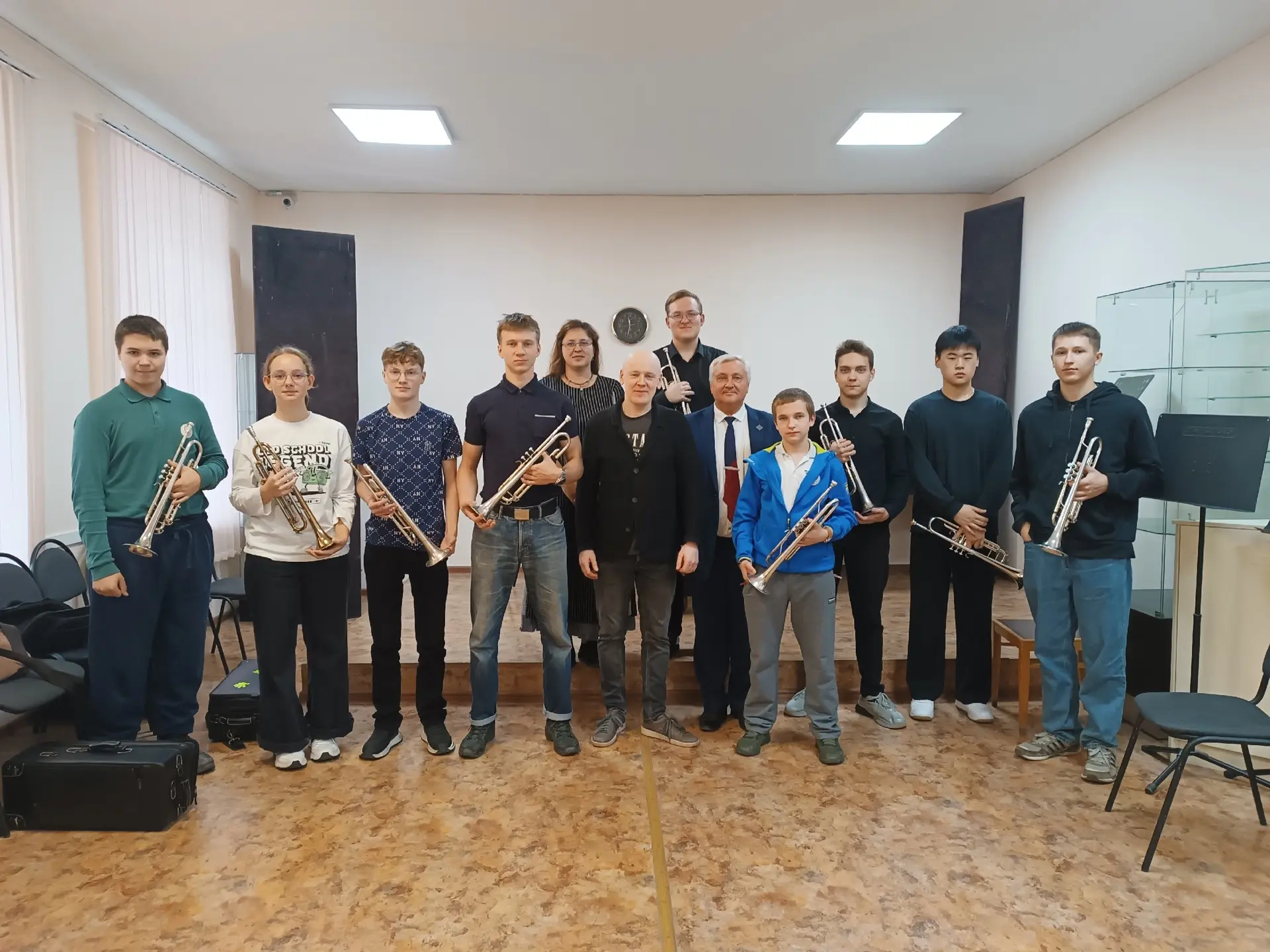 🎺 Состоялся мастер-класс с солистом Большого театра Алексеем Корнильевым (труба)
