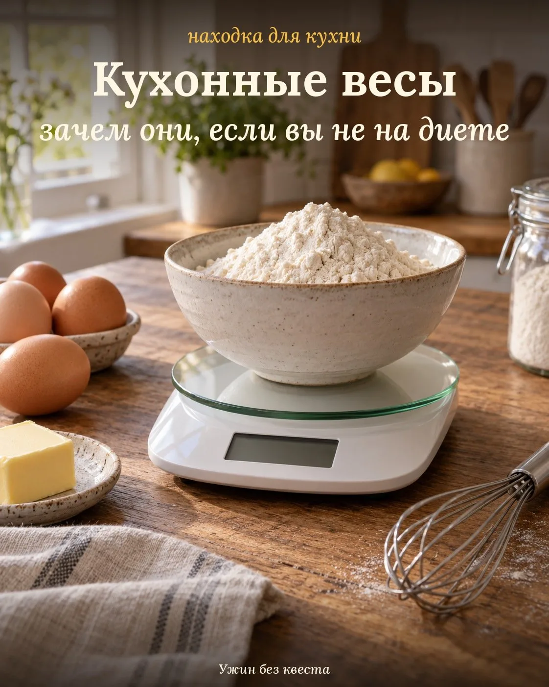 Кухонные весы: почему они нужны, даже если вы не на диете ⚖️