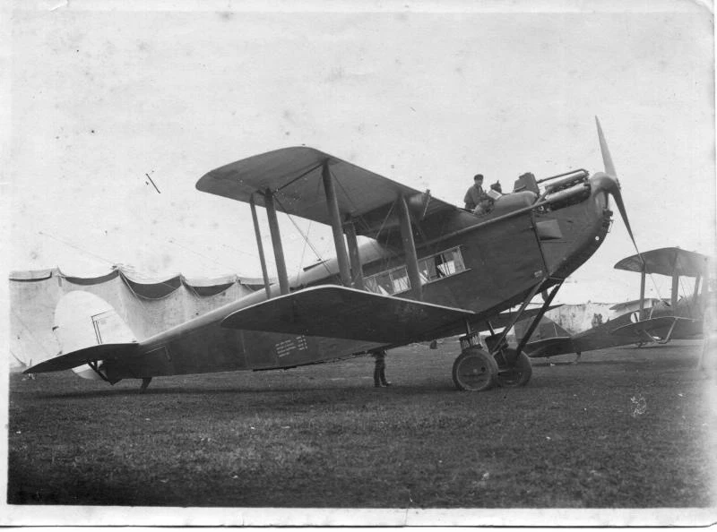 ⏳ Самолет DH-34 под Серпуховом
