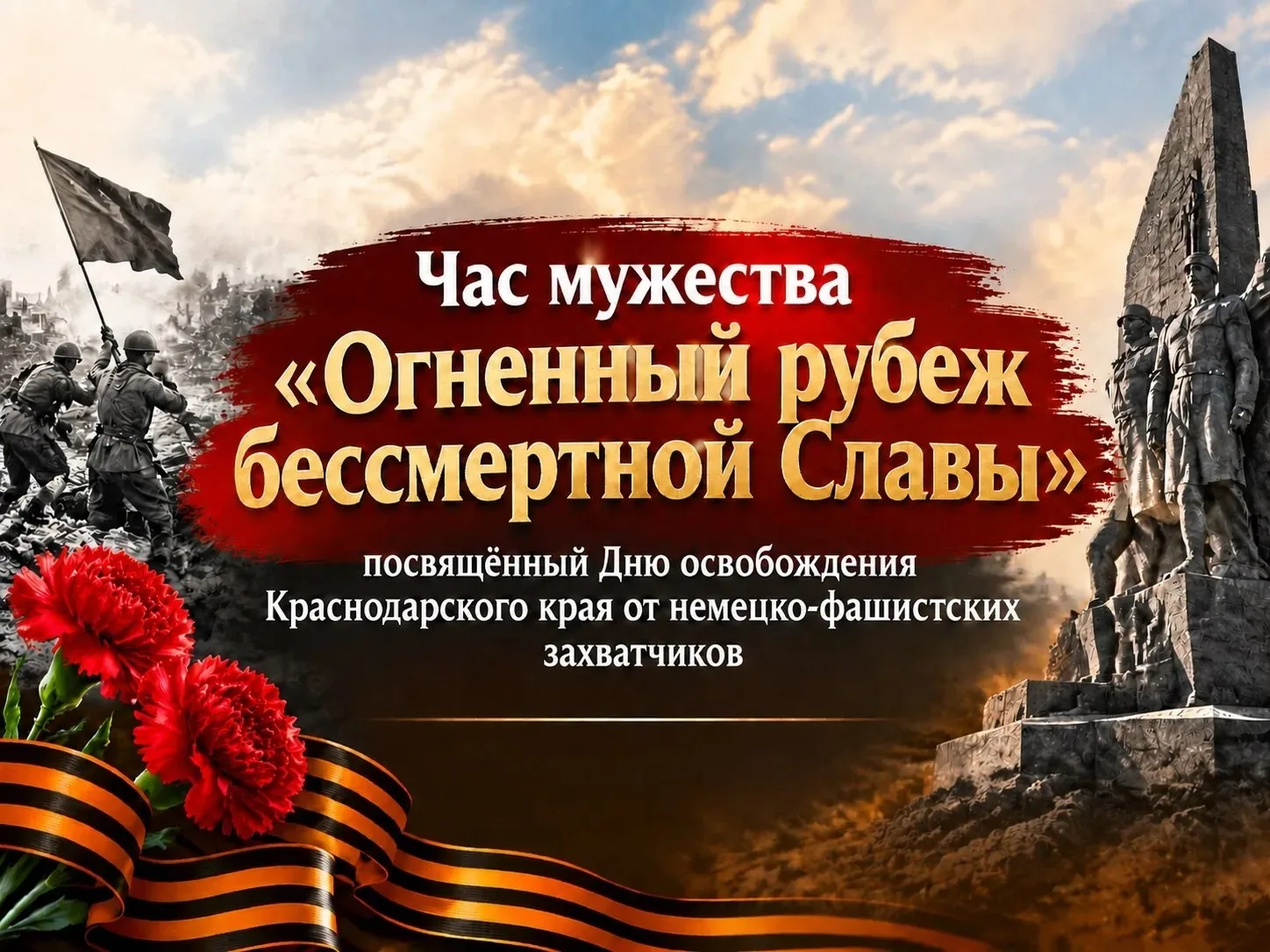 В Ильском Доме культуры прошла очень трогательная и важная встреча — час мужества «Огне...