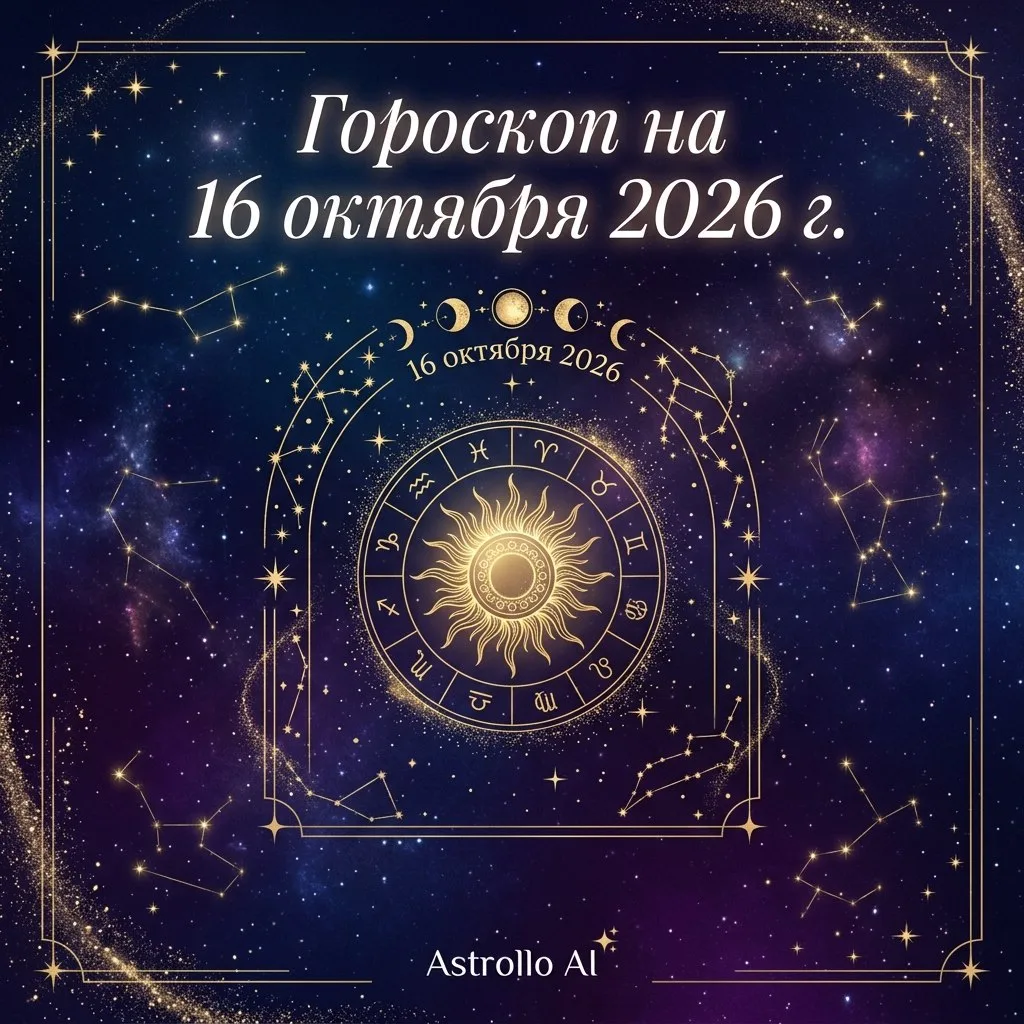 🔮 Гороскоп на 16 октября 2026 г.