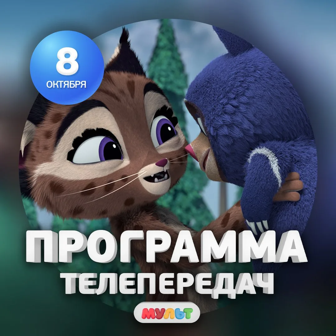 Программа телеканала МУЛЬТ на 8 октября 2026 года📺