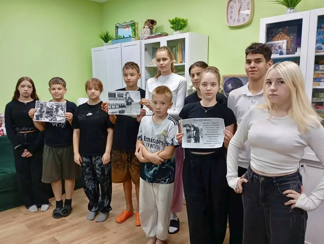 В рамках реализации программы детского дома в нашем доме пошёл правовой урок «Клептоман...