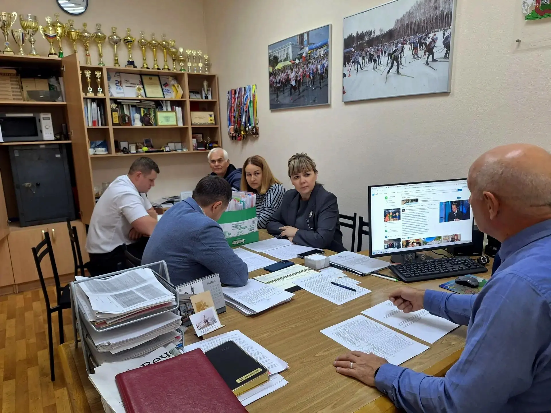 Комиссия конкурса «Лучший тренер-преподаватель года» среди тренеров-преподавателей спор...