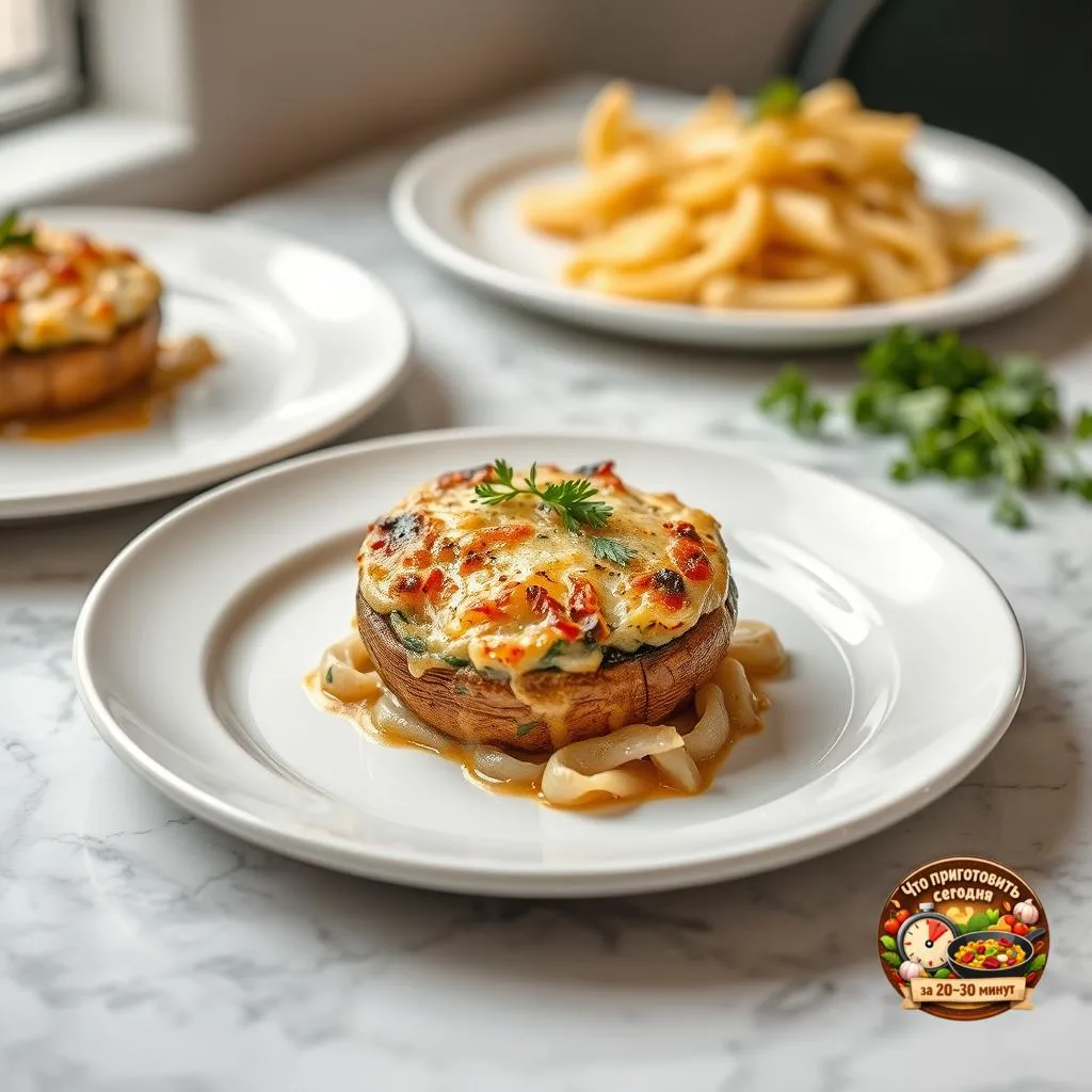 🍽️ Сырная запеканка с шампиньонами