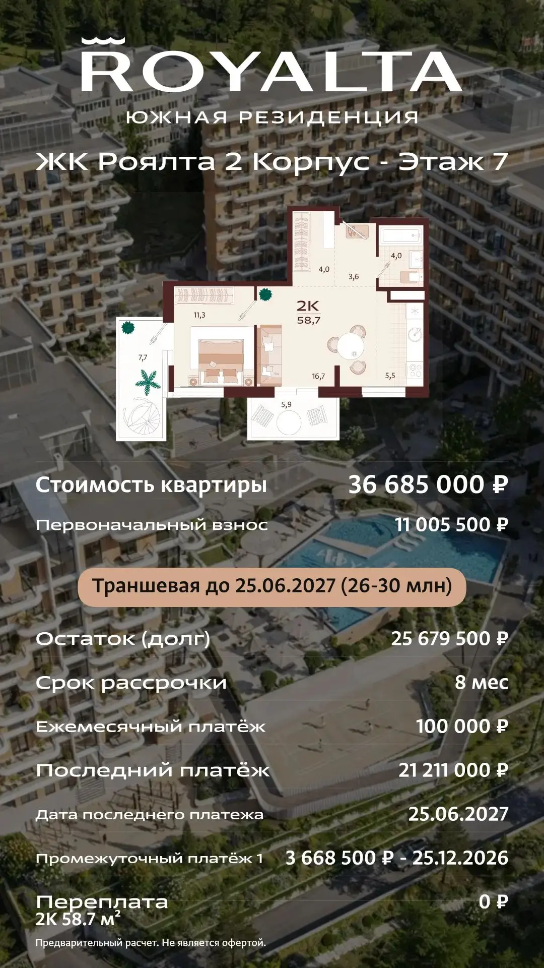 ЖК Роялта - жемчужина Ялты.