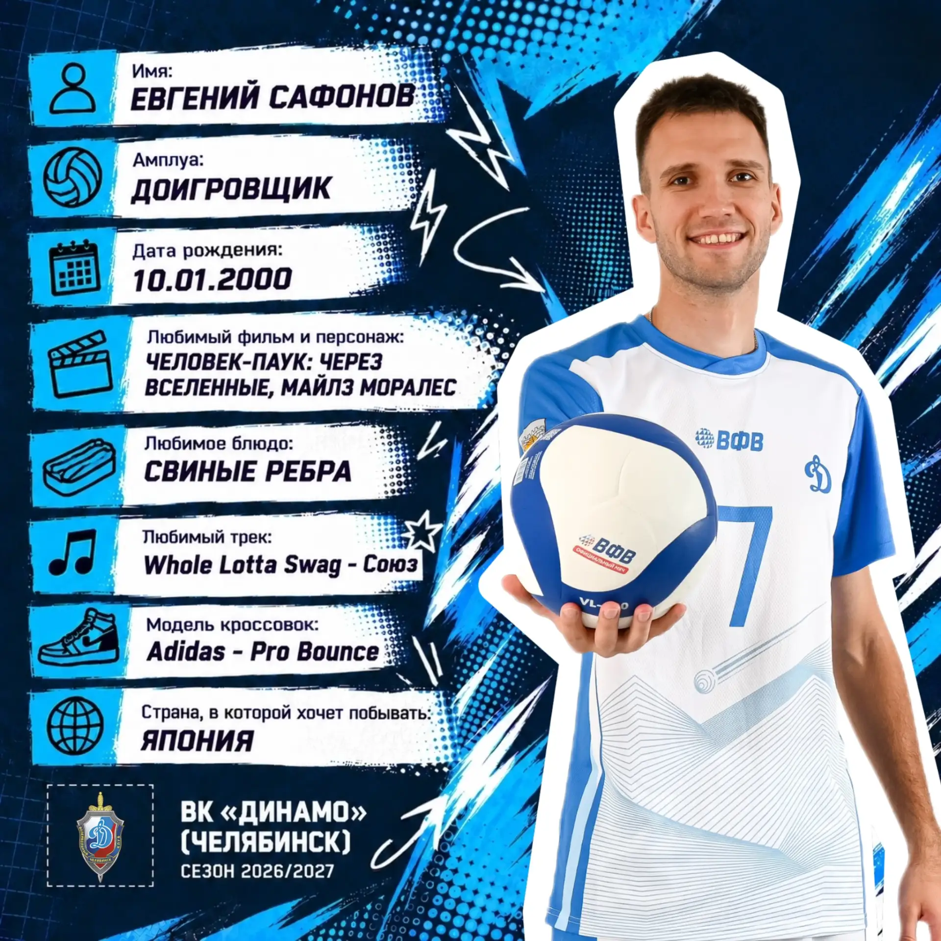 Познакомимся поближе с Евгением Сафоновым!