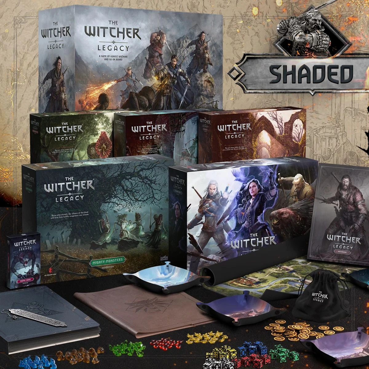 По «Ведьмаку» выйдет огромная настолка — The Witcher: Legacy.