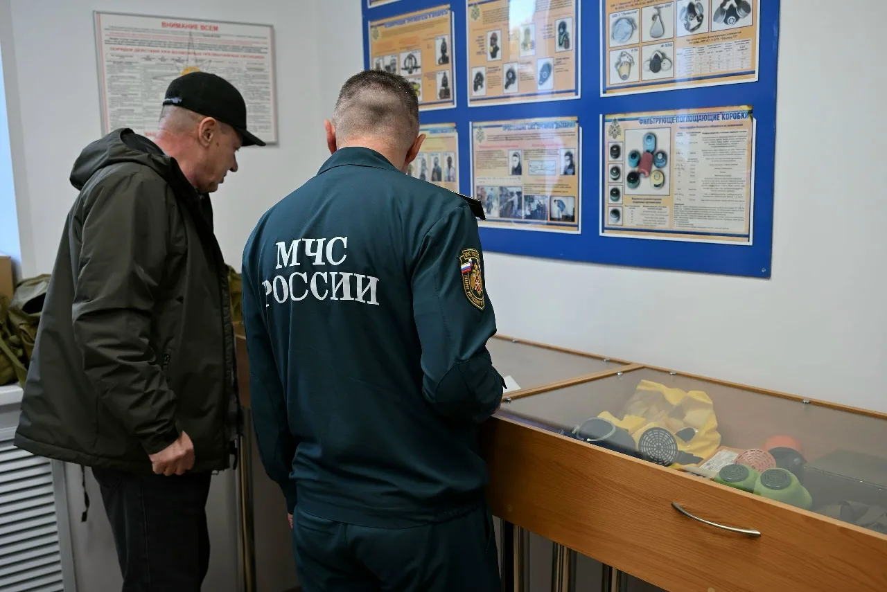 📸 В Щекинском районе прошла тренировка по гражданской обороне​