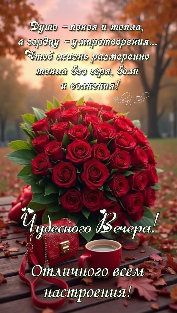 Душевного вечера 💝💝💝💝💝💝💝💝самые лучшие