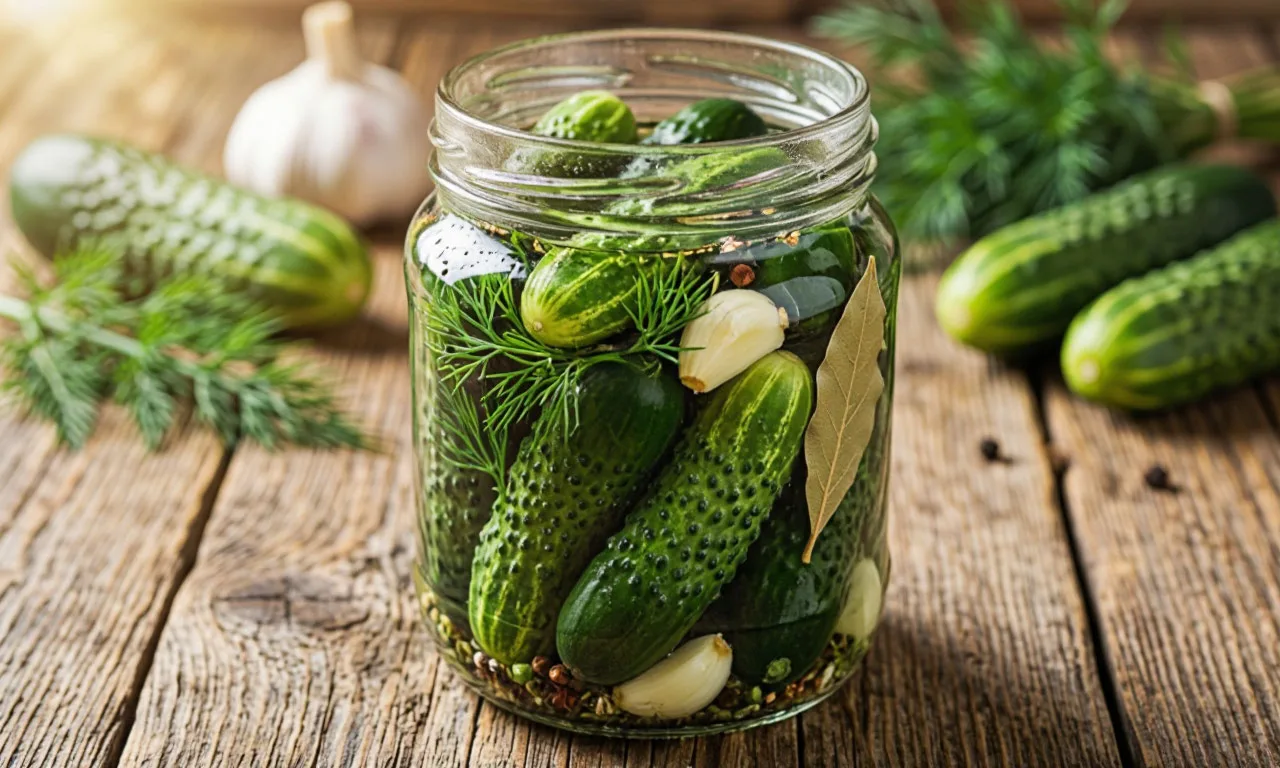 🥒 Хрустящие маринованные огурцы на 1 литровую банку: польза, вкус и никакой магии — то...