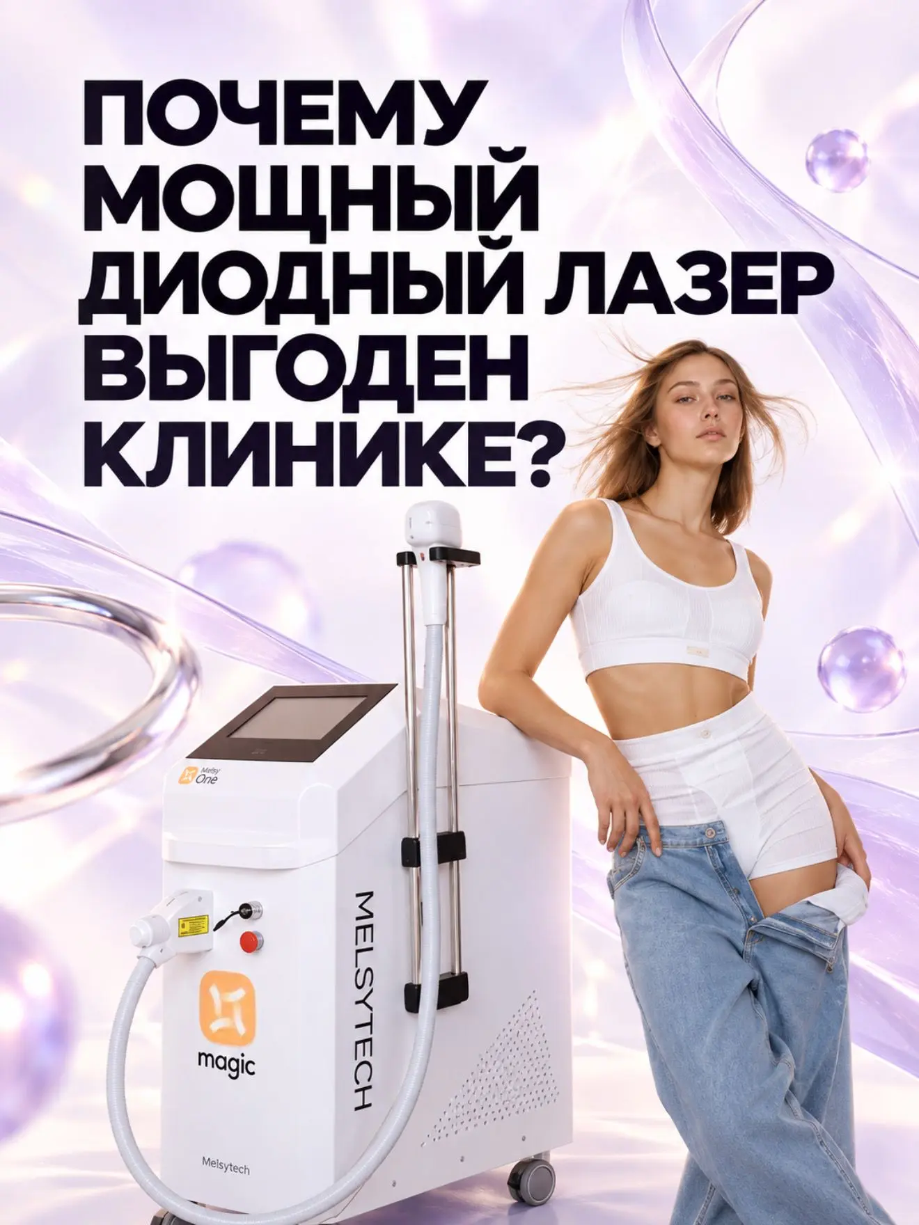 Почему мощный диодный лазер выгоден клинике? ⚡️