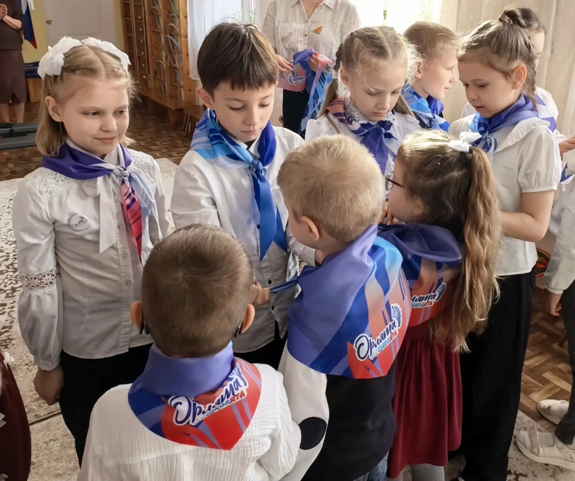 "Орлята" нашего лицея выполнили свою почётную миссию — они приняли в большую и дружную ...