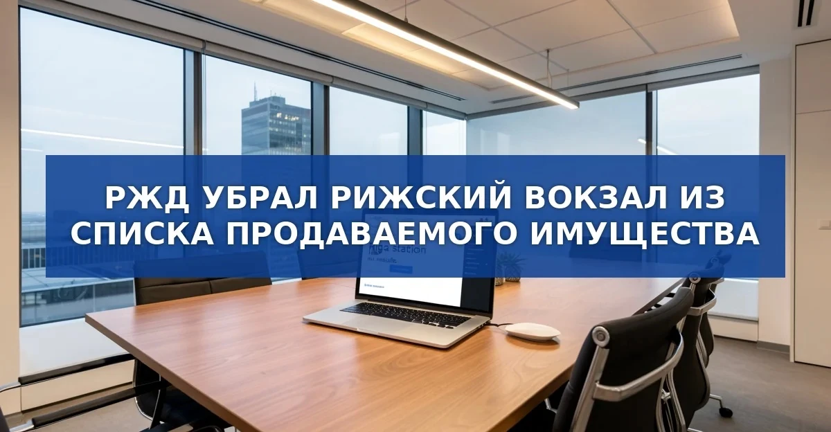 РЖД убрал Рижский вокзал из списка продаваемого имущества
