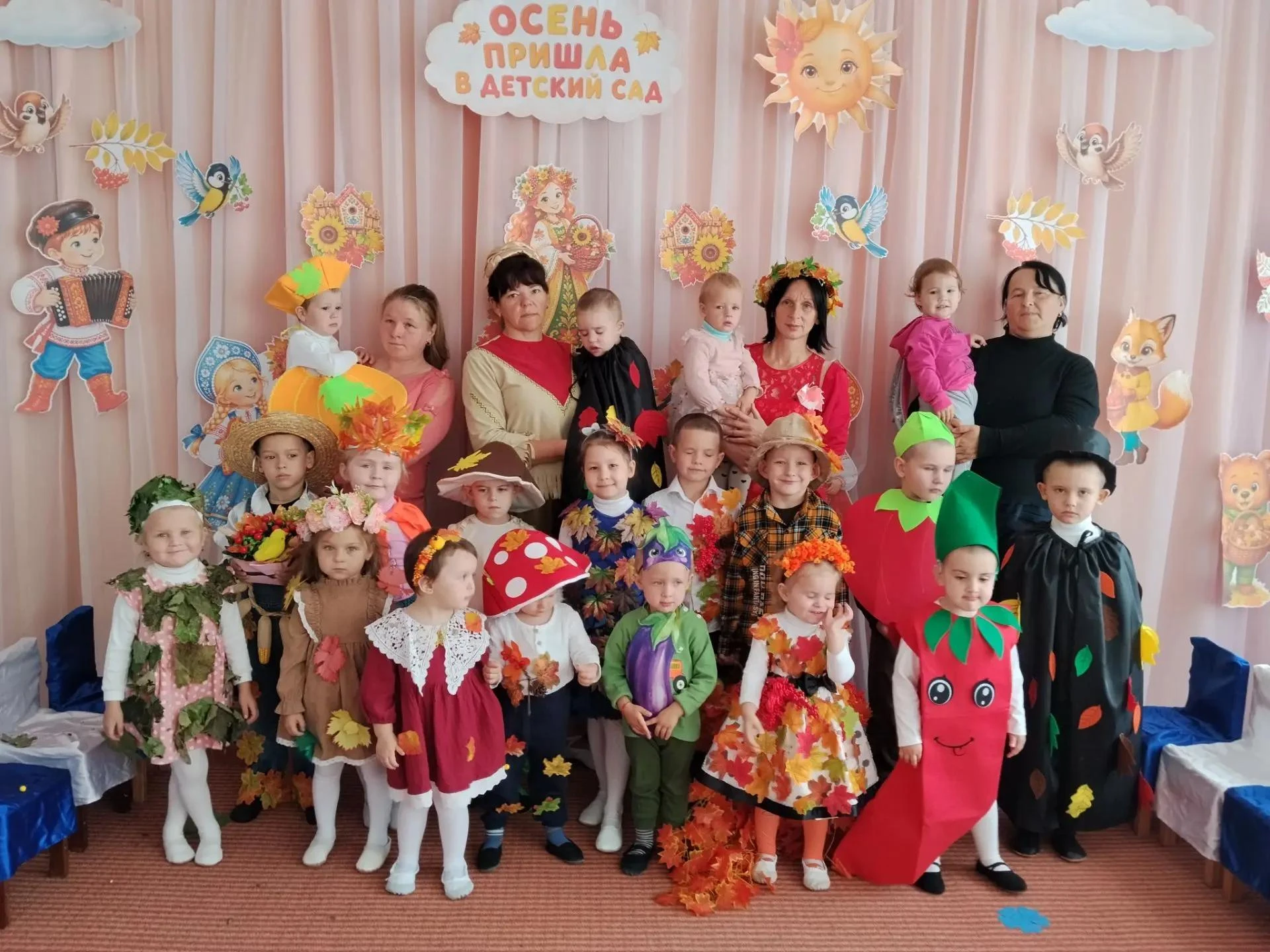 🍁 Показ мод «Осенняя фантазия» в детском саду села Владимировка