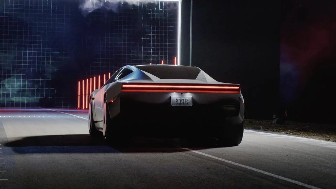 Летающий электрокар Tesla Roadster показал Илон Маск. Он сможет отрываться от земли, пе...