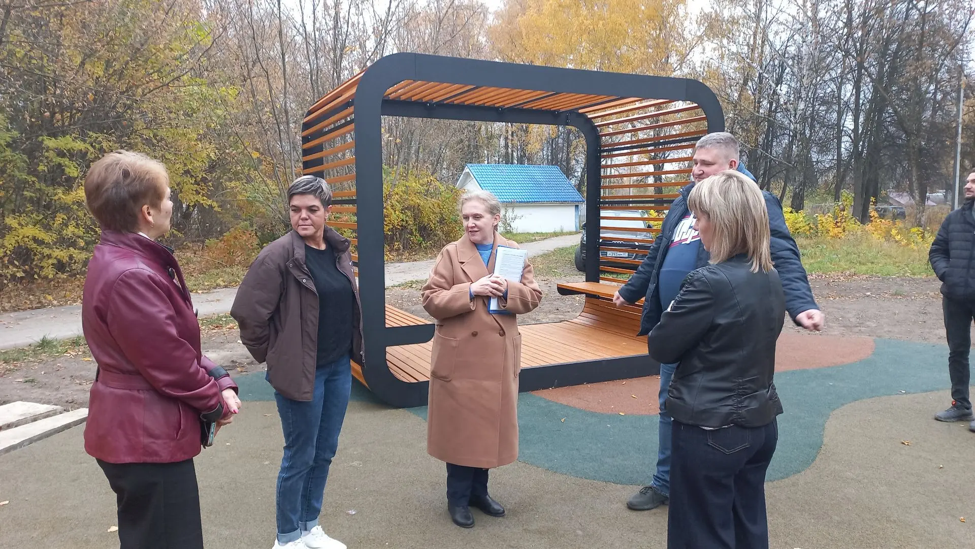 📍В городе Липки появилось новое общественное пространство