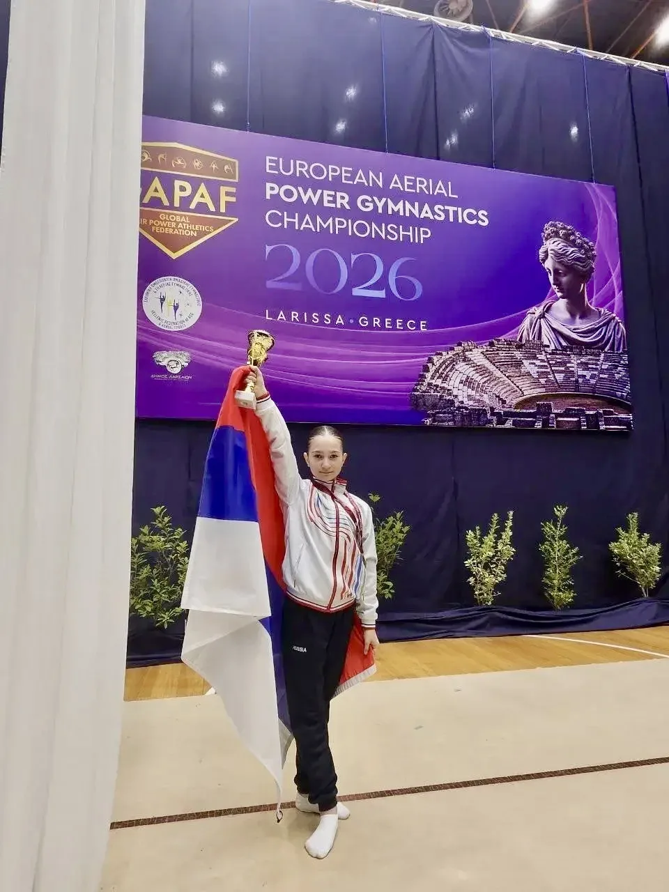 🏆 Ученица нашей школы — чемпионка Европы по воздушной гимнастике!